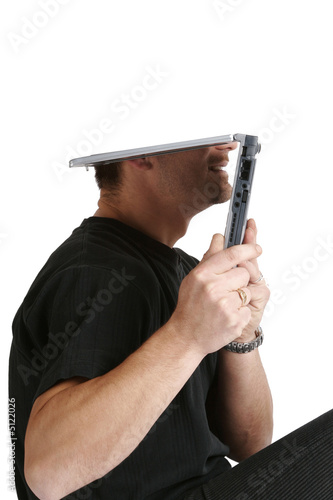 Photo: Businessman with computer Businessman with computer