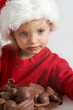 Little chocolate Santa