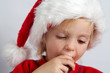 Little chocolate Santa