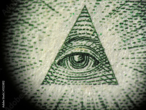 1 dollar bill pyramid. on the one dollar bill