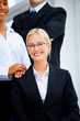Young business woman