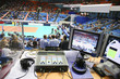 Commentator's place on a stadium