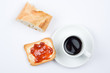 pain et café noir