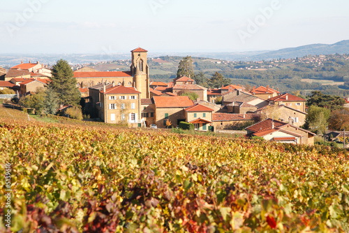 Village of Theizé in Beaujolais