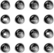 black drop household goods icons black drop household goods icons
