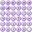 purple menu buttons
