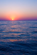 Sunset on the sea