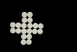 pharmacy concept with pills pharmacy concept with pills