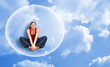 girl in a bubble