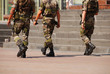 Patrouille militaire à la défense