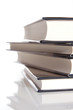 Stack of hardcover books Stack of hardcover books
