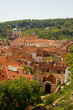 Famous red Prague roofs 