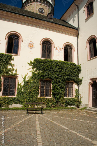 Photo: Palace interior in Prague. Yard. Palace interior in Prague. Yard.