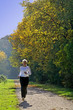Mature woman running Mature woman running