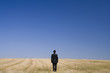 Alone in the field