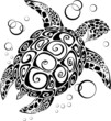 Turtle a silhouette