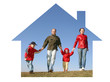 running family of four 2