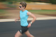 Female athlete running. Female athlete running.