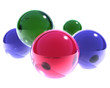5 glass spheres 5 glass spheres