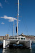 cathamaran au port