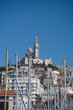 église notre dame de la garde depuis le port