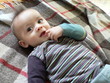 1090831 bébé sur couverture
