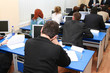 Foto: Students at the seminar in boardroom Students at the seminar in boardroom