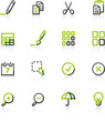 green-gray publish icons