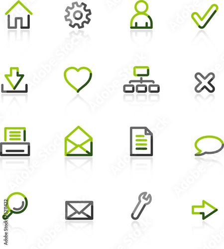 green-gray web icons green-gray web icons