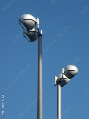 Photo: Lights on Blue Sky Lights on Blue Sky