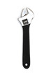 adjustable wrench on white background