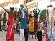 A view of carnival parade in the streets of Havana