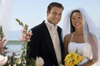 Bride and Groom on Beach