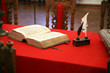 Ancient book. Palace of metropolitan, his working office Ancient book. Palace of metropolitan, his working office