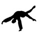 silhouette acrobatica