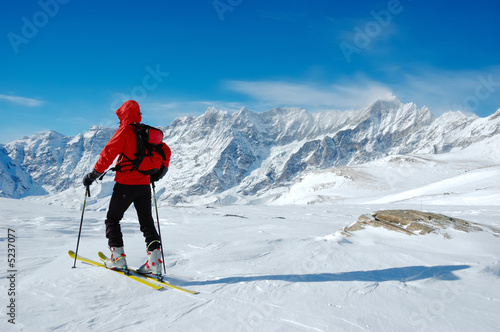 Photo: Backcountry skier Backcountry skier