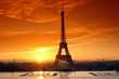 Quadro tour eiffel et jogger