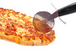 Italian pizza and cutter