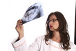 Doctor Examining X-Ray