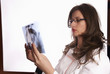 Doctor Examining X-Ray