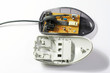 Inside of the PC mouse 