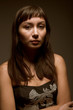 Beautiful mysterious woman
