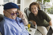Photo: Senior couple relaxing on porch Senior couple relaxing on porch