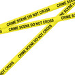 Illustration: Crime Scene Tape White Background Crime Scene Tape White Background