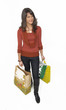 woman with shopping bags woman with shopping bags