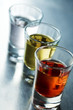 row of shots