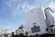 Recreational vehicles on sales lot