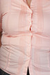 Overweight Woman in tight blouse, mid section, front view