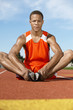 Track Athlete Warming Up