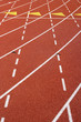 Lane Marks on Running Track